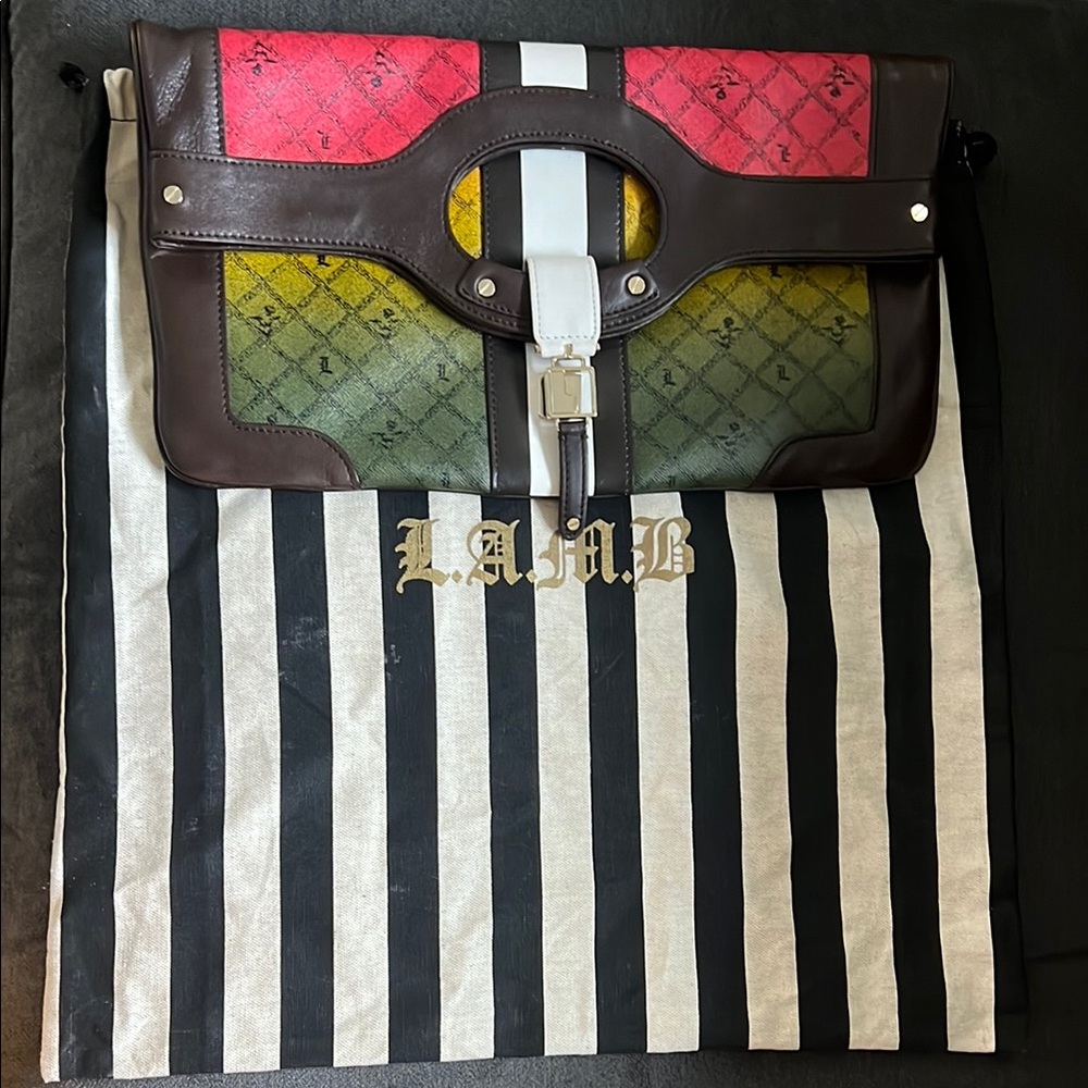 L.A.M.B. Rasta Convertible Clutch